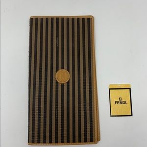 Fendi Vintage Stripped Wallet
